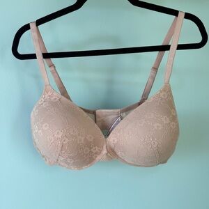 Victoria Secret Lined Perfect Coverage Bra 40D Underwire Padded Convertible